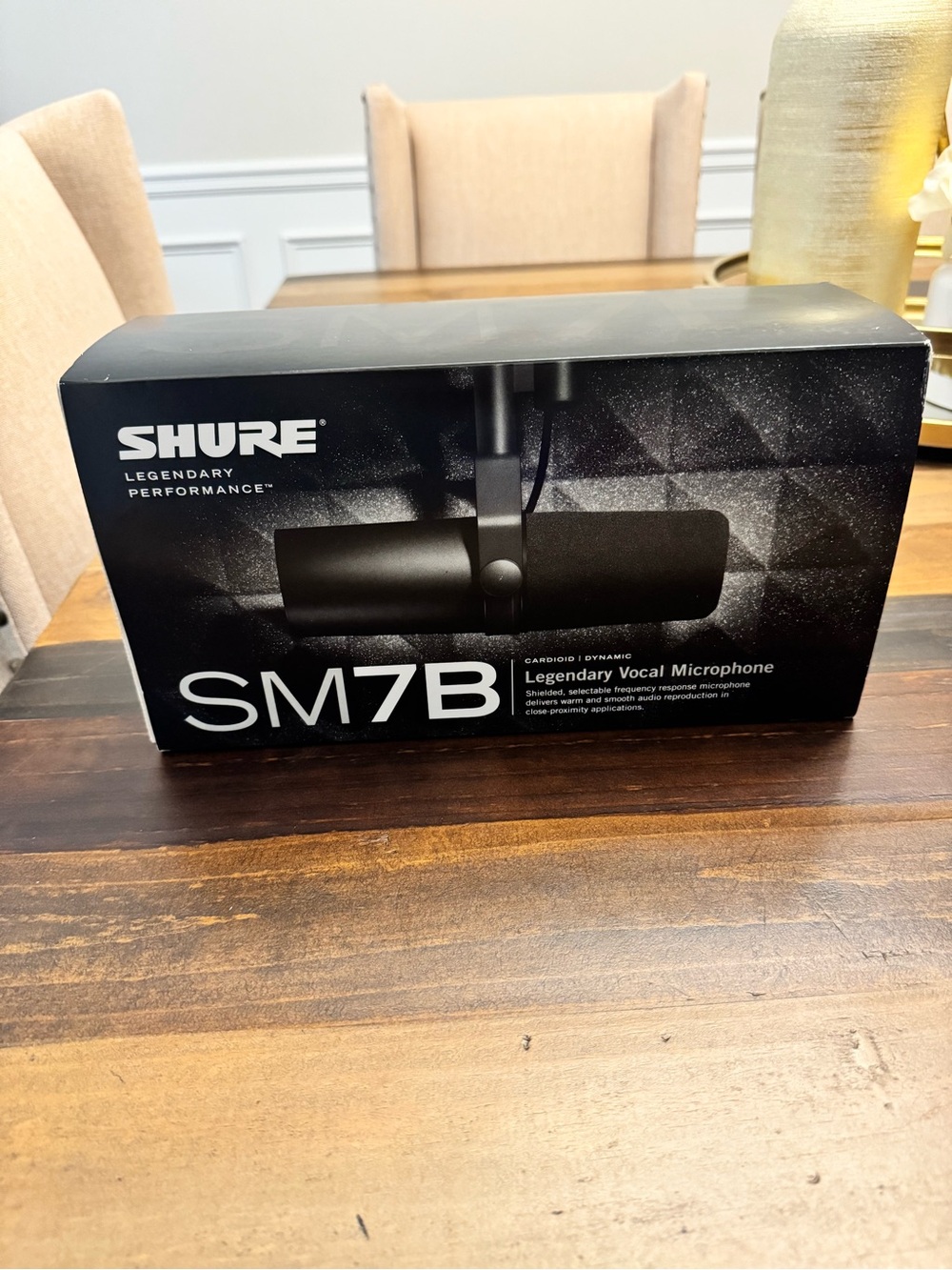 Shure SM7B Black Boxed Vocal Microphone